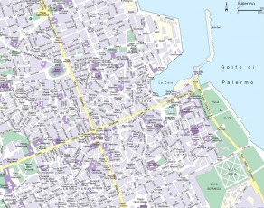 Map of Palermo