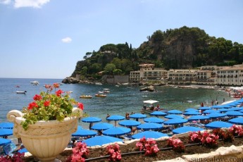 picturescque view of Taormina